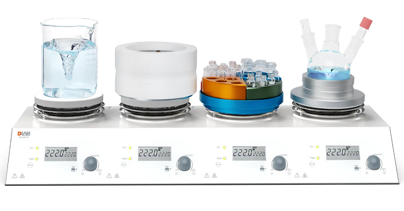 DLAB MS-H280-S4 4 Kanallı Isıtıcılı Manyetik Karıştırıcı