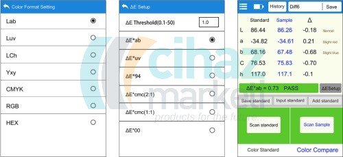 Linshang Technology LS173 D/8 Dokunmatik Ekran Renk Ölçer