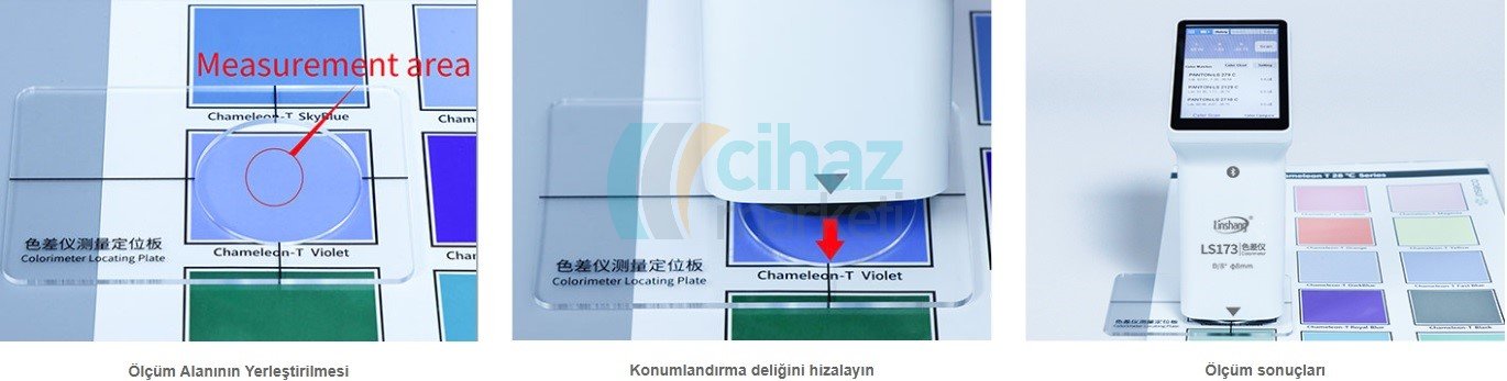 Linshang Technology LS173 D/8 Dokunmatik Ekran Renk Ölçer